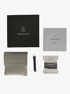 KOMUSO NWT Classic Shift Breathing Necklace - Matte Slate (Gray)